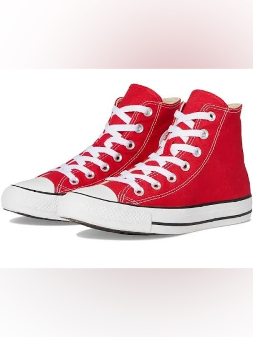 Converse Red High-Top All Star Sneaker, Women’s 6.5